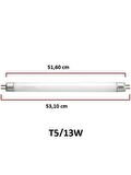 Philips 13W 765 6500K (Beyaz Işık) Floresan G5 Duylu T5 Floresan (8 Adet)