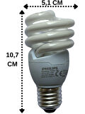Philips 15W (75W) 2700K (Sarı Işık) E27 Duylu (Kalın Duy) Floresan Ampul