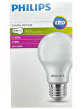 (3 Adet) Philips 8,5W (60W) 2700K (Sarı Işık) Dim Edilebilir E27 Duylu (Kalın Duy) Led Ampul