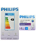 (1 Adet) Philips 14W (100W) Beyaz Işık E27 Duylu (Kalın Duy) Led Ampul