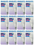 (12 Adet) Philips 14W (100W) Beyaz Işık E27 Duylu (Kalın Duy) Led Ampul