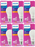 (6 Adet) Philips 13W Sarı Işık E27 Duylu (Kalın Duy) Led Ampul