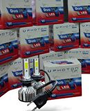 Photon Duo Yeni Seri H7 Xenon Beyaz Led 12-24 V 12 000 Lümen 6000/6500 Kelvin (SAĞ-SOL TAKIM)