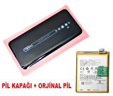 Tkgz Oppo Reno 2Z Arka Pil Batarya Kapağı + PİL (CAM) SİYAH