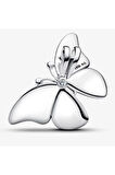 Poseidons Jewellery Büyük Boy Kelebek Temalı Gümüş Charm