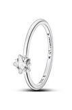 Poseidons Jewellery Gümüş Gökyüzü Işıltılı Yıldız Tektaş Yüzük