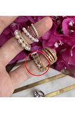 Vıp Seri Kare Baget Full Taşlı Kıkırdak Küpe ( Earcuff )