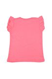 I Have Baskılı Fırfır Kollu Taşlı Kız Bebek Tshirt Pembe