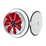 Fanexfan Kapaklı Ve Flanşlı Aksiyal Aspiratör PKA-200 KA