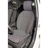 Fiat Egea Cross Lüx Oto Koltuk Minderi Ön 2'li Set ELEGANCE Serisi GRİ