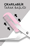 Kaş Makası Taraklı Kaş Makası Değiştirilebilir Tarak Kaş Usturası Epilasyon