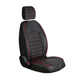 
Fiat Marea Lüx Deri OTO KOLTUK KILIFI Ön Arka Takım Set Orjinal SİYAH KIRMIZI