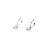 Pırlanta Baget Küpe 0.08 Ct