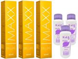 Maxx Deluxe Saç Boyası Yoğun Küllü Kumral-7/11+Oksidan (3 ADET)