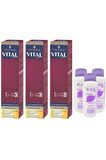Schwarzkopf Vital Colors Saç Boyası Koyu Bronz Kahve-5-68+Oksidan (3 Adet)