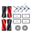 Roborock Saros 10R Uyumlu 2 Ana Fırça 4 Yan Fırça 4 Filtre 2 Mop