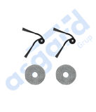 Roborock Saros 10R Uyumlu  2 Yan Fırça 2 Mop