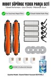 Robot Vacuum 5 (OV31GL) ile Uyumlu 2 Ana Fırça 4 Yan Fırça 4 Filtre 4 Mop 1 Deterjan 4 Toz Torbası