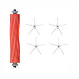 Roborock S7 Pro Ultra Uyumlu 1ADET ANA FIRÇA 4 ADET BEYAZ YAN FIRÇA