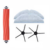 Roborock S7 Pro Ultra Uyumlu 1 ADET ANA FIRÇA 2 ADET MOP 2 ADET SİYAH YAN FIRÇA