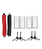 Roborock Q8 Max+ Uyumlu 1 ADET ANA FIRÇA  4 ADET FİLTRE 4 ADET SİYAH YAN FIRÇA