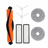 Xiaomi S20+ Uyumlu 1 ADET ANA FIRÇA 2 ADET FİLTRE 2 ADET BEYAZ YAN FIRÇA 2 ADET MOP