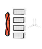 Roidmi Eve Uyumlu 1 ADET ANA FIRÇA 4 ADET FİLTRE 2 ADET BEYAZ YAN FIRÇA