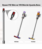 Asgard Grup Dyson V12-V10 Slim ile Uyumlu Süpürge Uzatma Borusu