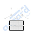 Xiaomi 1C,2C,Mop 2 Uyumlu 2 Yan Fırça 2 Filtre