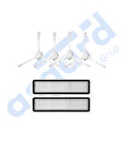 Dreame D10S, D10S PRO, D9 MAX GEN2 Uyumlu 4 Yan Fırça 2 Filtre