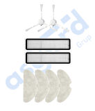 Dreame D10S, D10S PRO, D9 MAX GEN2 Uyumlu 2 Yan Fırça 2 Filtre 4 Mop