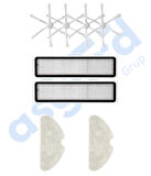 Dreame D10S, D10S PRO, D9 MAX GEN2 Uyumlu 4 Yan Fırça 2 Filtre 2 Mop