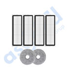 Dreame L10 S PRO, L10S PRO GEN 2, L10S PLUS Uyumlu 4 Filtre 2 Mop