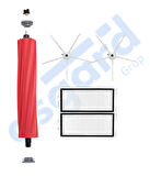 ROBOROCK Q7 , Q7+ , Q7 MAX , Q7 MAX+  Uyumlu 1 Ana Fırça 2 Yan Fırça 2 Filtre