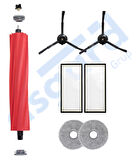 Roborock Q REVO PRO-S-MAXV Uyumlu 1 Ana Fırça 2 Yan Fırça 2 Filtre 2 Mop