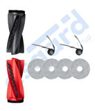 Roborock Qrevo Curv Uyumlu 1 Ana Fırça 2 Yan Fırça 4 Mop