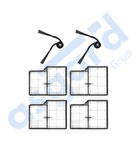 Roborock Saros 10- Saros 10R Uyumlu 2 Yan Fırça 4 Filtre
