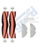 Dreame F9 - Z10 Pro Uyumlu 2 Ana Fırça 6 Yan Fırça 2 Mop