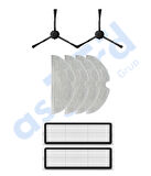 Dreame F9 - Z10 Pro Uyumlu 2 Yan Fırça 2 Filtre 4 Mop