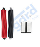 ROBOROCK Q8 MAX , Q8 MAX+ UYUMLU 1 Ana Fırça 2 Yan Fırça 2 Filtre