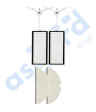 ROBOROCK Q8 MAX , Q8 MAX+ UYUMLU 2 Yan Fırça 2 Filtre 2 Mop
