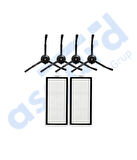 ROBOROCK Q8 MAX , Q8 MAX+ UYUMLU 4 Yan Fırça 2 Filtre