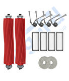 ROBOROCK Q REVO L UYUMLU 2 Ana Fırça 4 Yan Fırça 4 Filtre 2 Mop