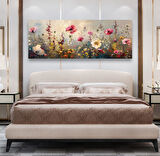 Yatak Odası Panoramik Kanvas Tablo