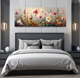 Yatak Odası Panoramik Kanvas Tablo