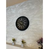 Zentime 40 Cm Siyah Şık Duvar Saati