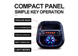 Platoon PL-4625 BLUETOOTH,SD,USB BAĞLANTILI RGB IŞIKLI SPEAKER (MS-3630BT-M)