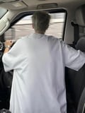 Baskılı Oversize Bisiklet Yaka Tshirt