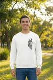 Sevgililer Günü Baskılı Oversize Bisiklet Yaka Sweatshirt