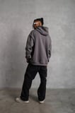 Erkek Düz Kapüşonlu Sweat